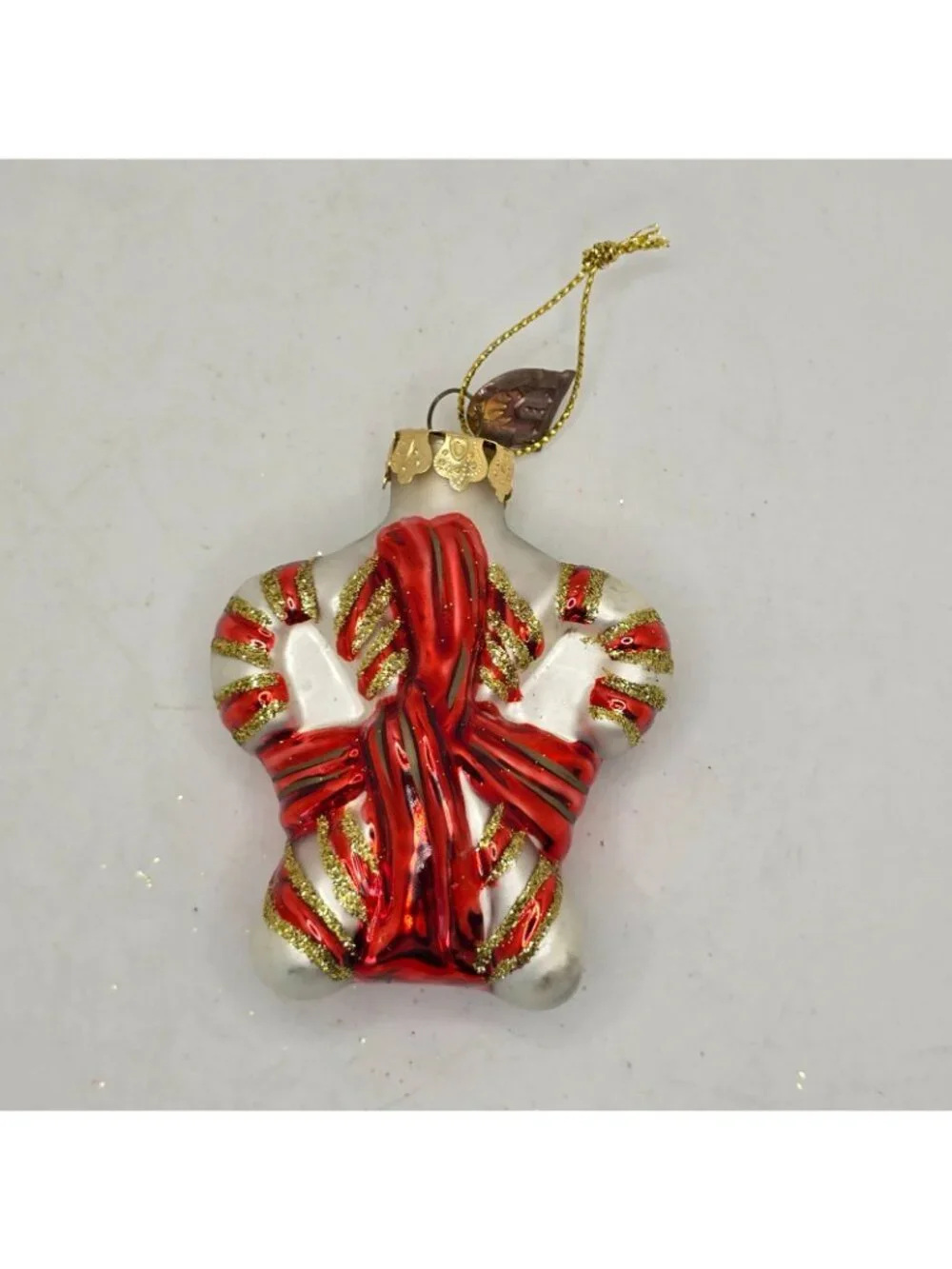 Christmas Ornament Glass Candy Cane Thomas Pacconi Museum Series 2003 Vintage